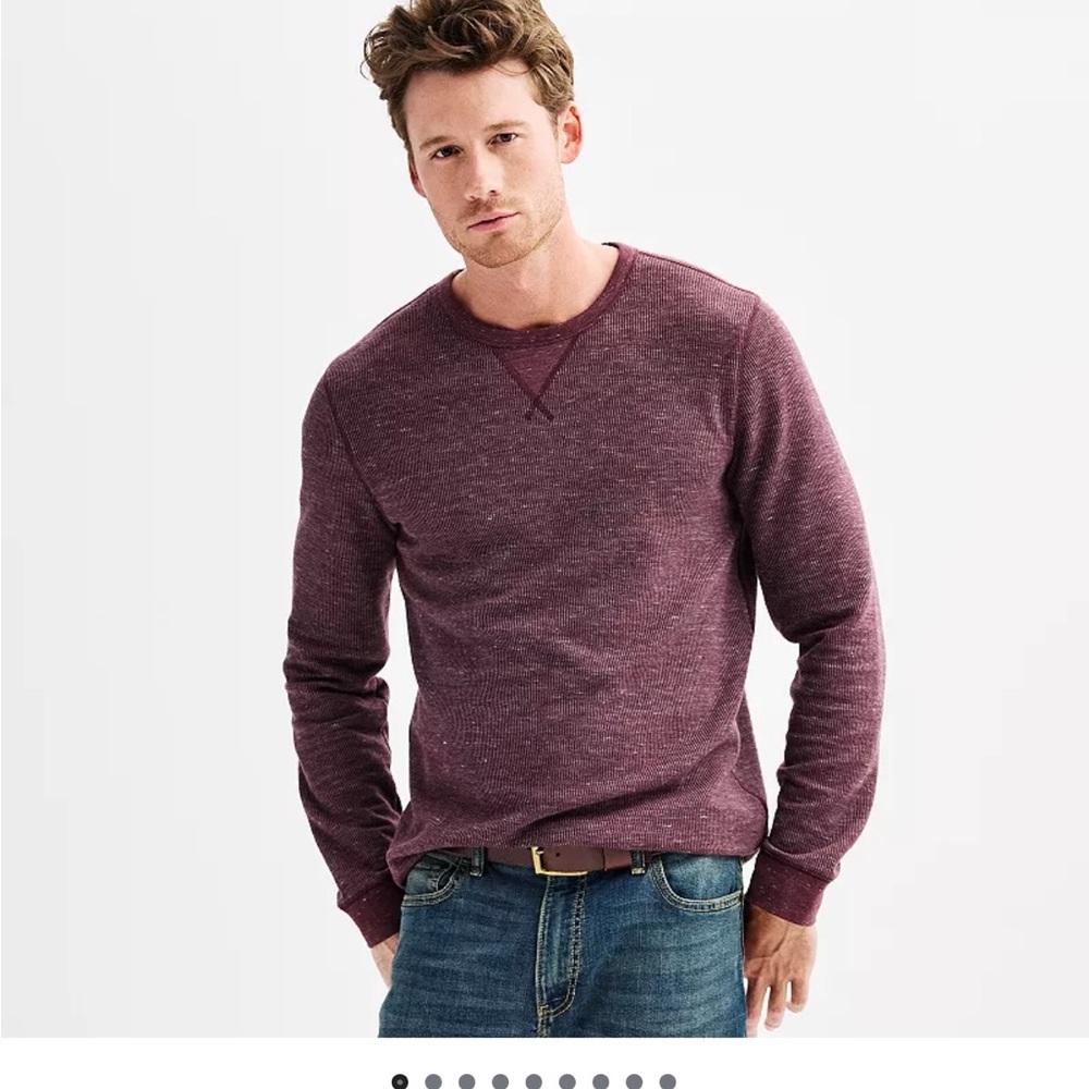 Kohls, Men’s Sonoma Good for Life Thermal Long Sleeve, Size Xl